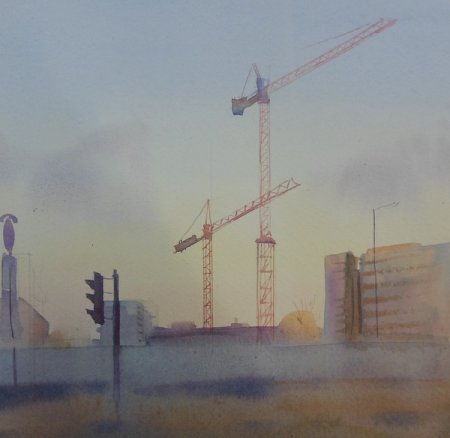 Picture of the Week: <p>Cranes are back in the city centre, several of them now. A good sign of construction and regeneration taking place</p>