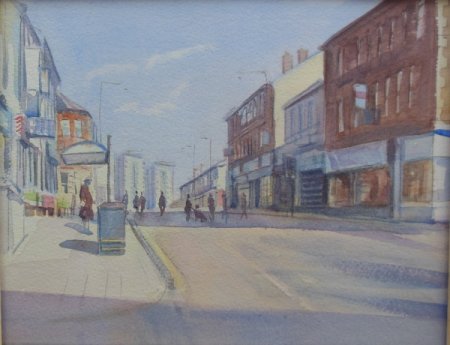 Picture of the Week: <p>Early morning on London Road and pedestrians cross , in the long shadows.</p>