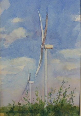 Picture of the Week: <p>I see these wind turbines just outside Sheffield from the motorway and wondered where they were. I found them just outside the little Hamlet of Ulley. Quite imposing when up close and make a whining noise when the wind changes direction.</p>