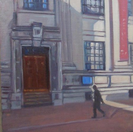 Picture of the Week: <p>The doors of the Central Library have been closed over the holidays. I have spent many hours upstairs in the Graves Gallery studying the paintings..and the coffee.</p>