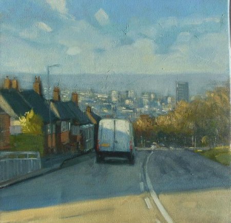 Picture of the Week: <p>Driving down East Bank Road one sees the City centre in the distance, a few high rises and office blocks catching the sun.</p>