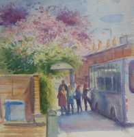 Picture of the Week: <p>Cherry blossoms overhang my local bus stop on Abbeydale Road adding colour to an otherwise drab bit of road.</p>