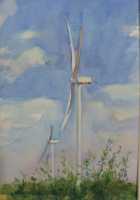 Picture of the Week: <p>I see these wind turbines just outside Sheffield from the motorway and wondered where they were. I found them just outside the little Hamlet of Ulley. Quite imposing when up close and make a whining noise when the wind changes direction.</p>