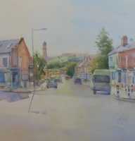 Picture of the Week: <p>Winter is nearly over and I was warmed by the sun while painting this view on Abbeydale Road.</p>