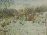 Picture of the Week: <p>Not much snow this winter so I am using a painting from last year, not much winter left now.</p>